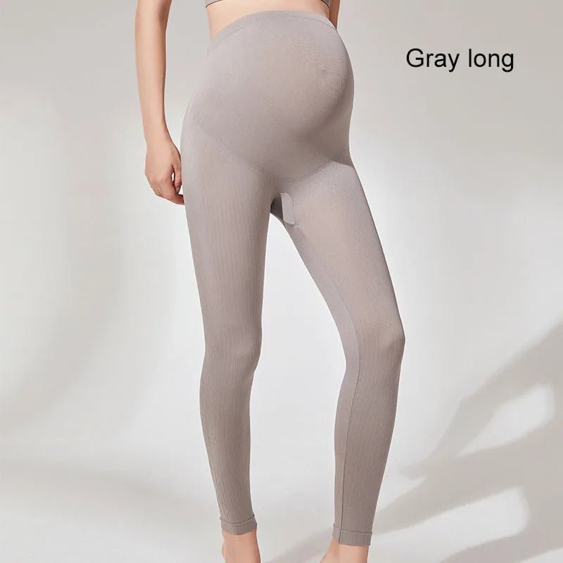 LeggingTherm™ - Legging de Grossesse Thermique Doublé Polaire pour l'Hiver - Besoin bébé
