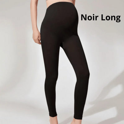 LeggingTherm™ - Legging de Grossesse Thermique Doublé Polaire pour l'Hiver - Besoin bébé