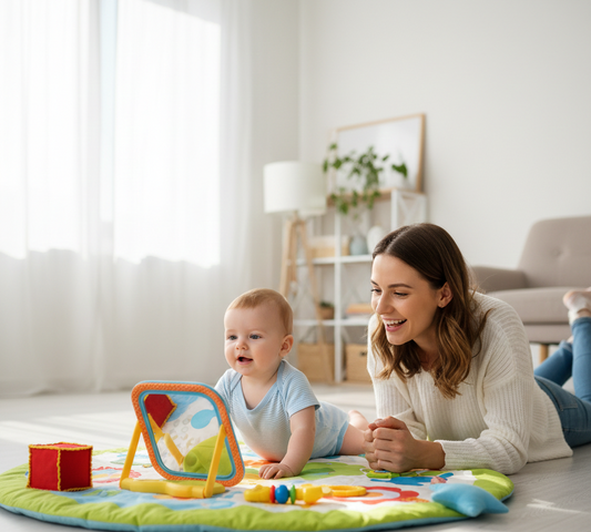 Combien de temps laisser bébé sur tapis d'éveil ? Guide