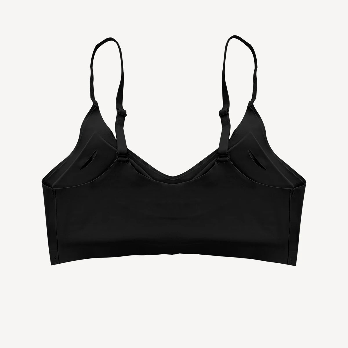 Brassière coloris Noir effet seconde peau, maintien naturel sans armatures et confort invisible.