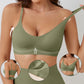 Brassière coloris Vert effet seconde peau, maintien naturel sans armatures et confort invisible.