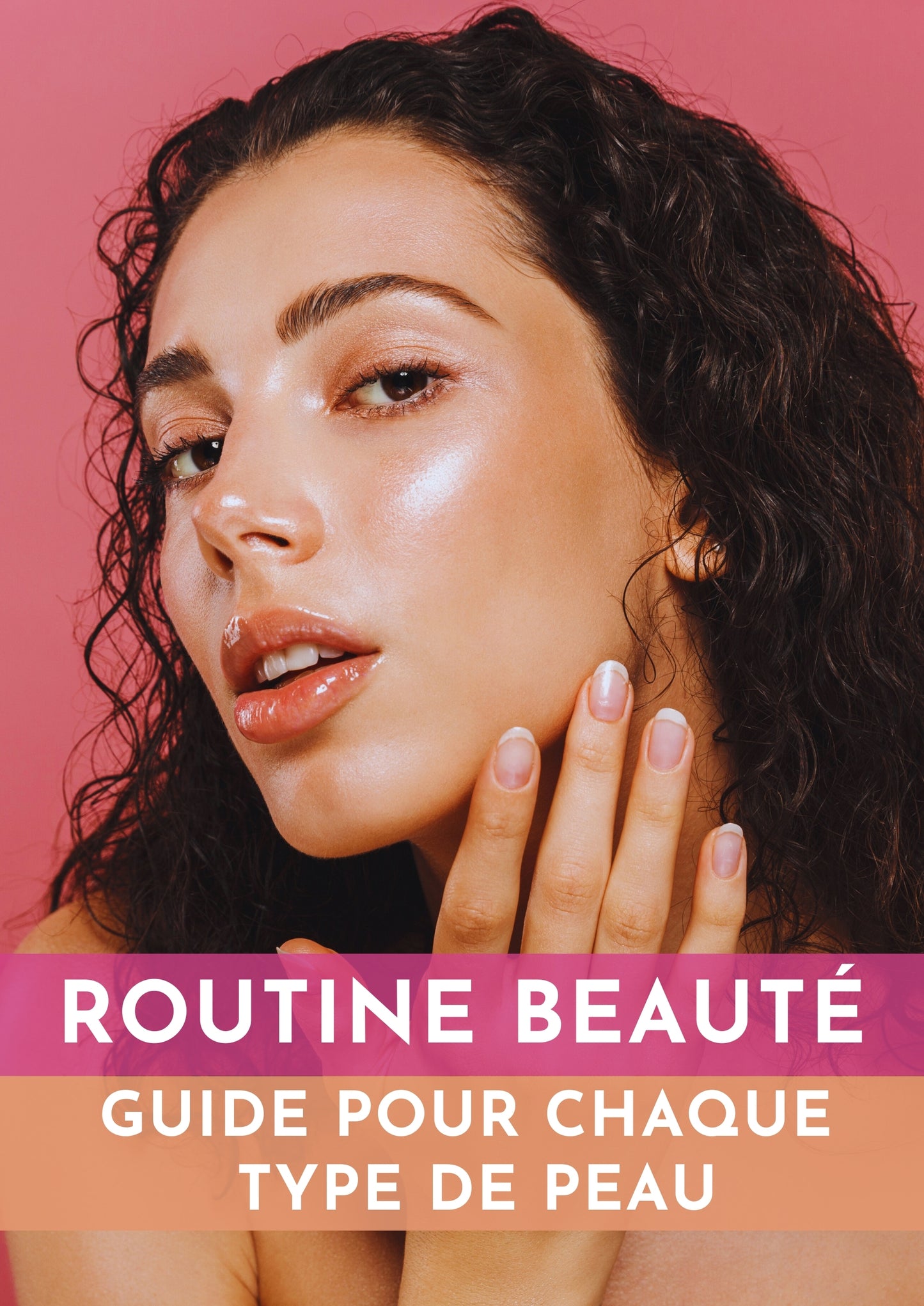 Couverture du guide numérique offert : 'Routine Beauté, un guide complet pour chaque type de peau'. Un e-book beauté exclusif pour maman inclus dans le pack trio.