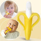 BANANE DE BIENVEILLANCE BUCCALE™ : BROSSE À DENTS EN SILICONE SANS BPA, JOUET DE DENTITION SÉCURISÉ POUR BÉBÉS ET TOUT-PETITS - Besoin bébé