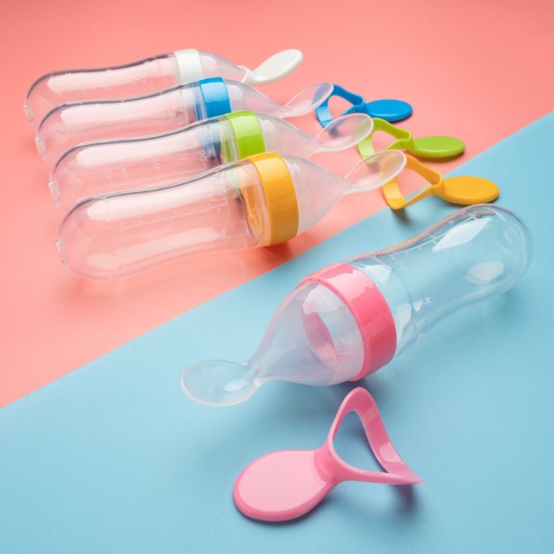 BIBERON AVEC CUILLÈRE POUR NOUVEAU-NÉ | EASYBOTTLE™ - Besoin bébé