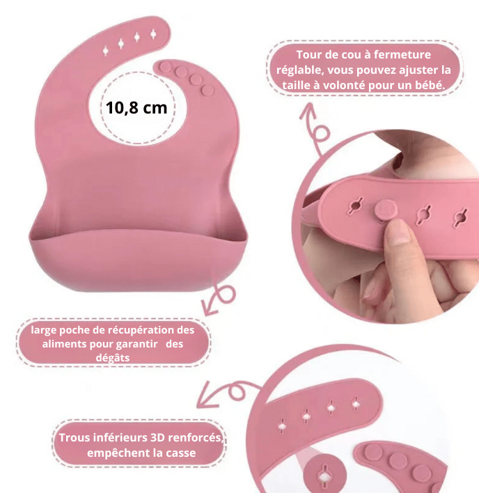 ENSEMBLE D'ALIMENTATION EN SILICONE ™: POUR NOURRITURE D'ENFANTS - Besoin bébé