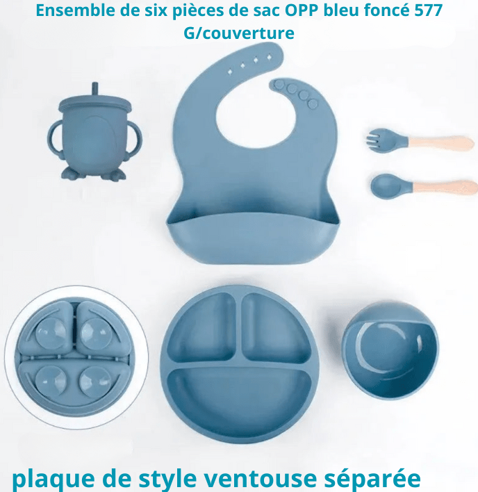 ENSEMBLE D'ALIMENTATION EN SILICONE ™: POUR NOURRITURE D'ENFANTS - Besoin bébé