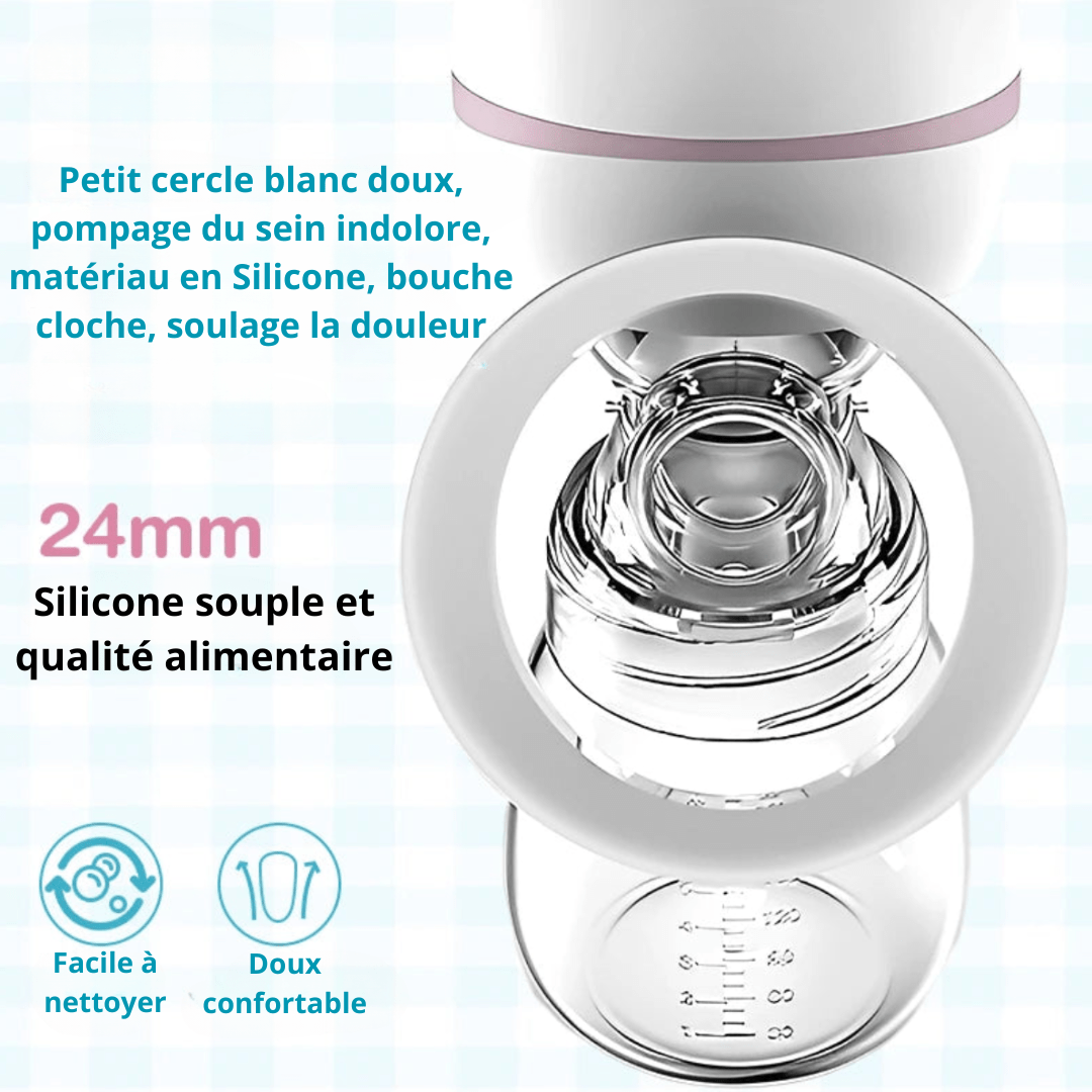 LactiEase™ - Tire - lait électrique portable et silencieux - Besoin bébé