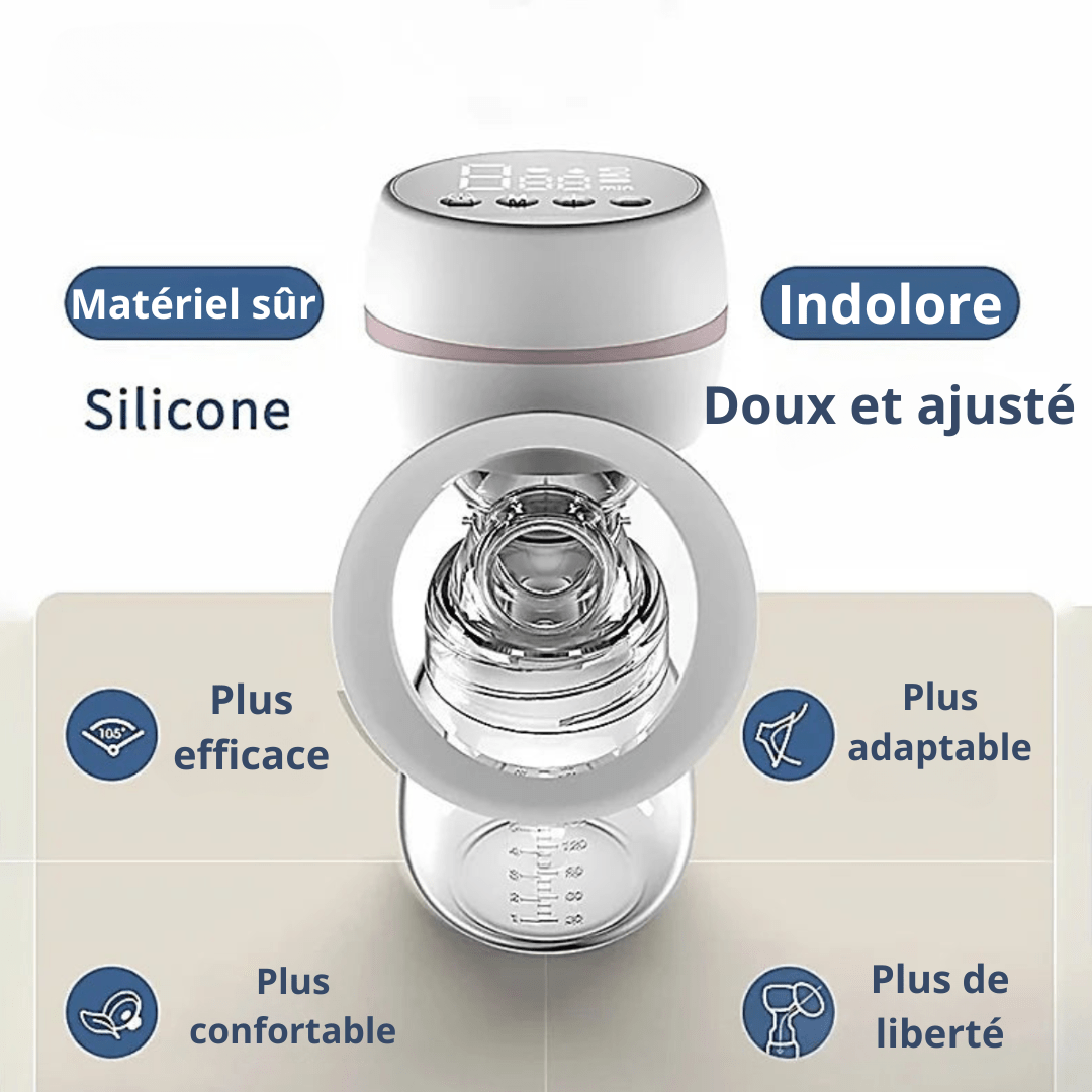 LactiEase™ - Tire - lait électrique portable et silencieux - Besoin bébé