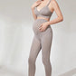 LeggingTherm™ - Legging de Grossesse Thermique Doublé Polaire pour l'Hiver - Besoin bébé