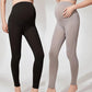 LeggingTherm™ - Legging de Grossesse Thermique Doublé Polaire pour l'Hiver - Besoin bébé