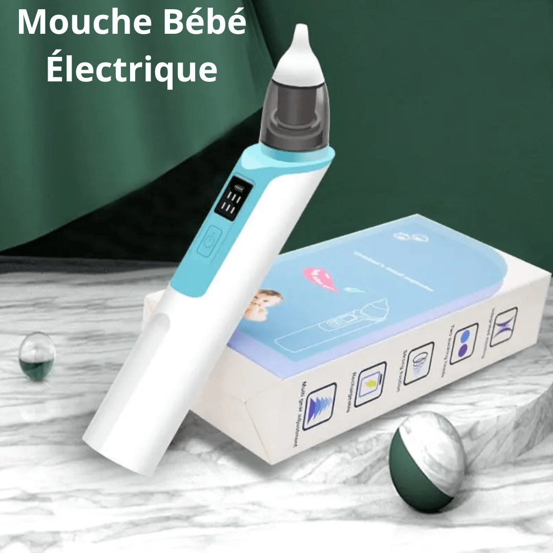 NasalEase™ - Mouche Bébé Électrique , Silencieux et Efficace - Besoin bébé