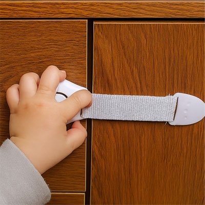 Bloque-Porte Bébé SecuriKid™ | Anti-Pincement & Sécurité Enfant