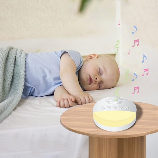 Veilleuse Bébé Bruit Blanc Intelligente | Minuterie & Sommeil Apaisant – BesoinBébé™