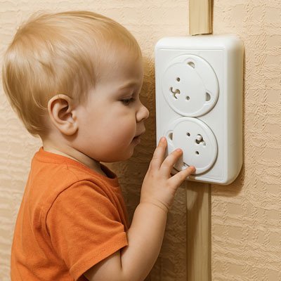 Cache prise électrique ourson pour protéger les enfants