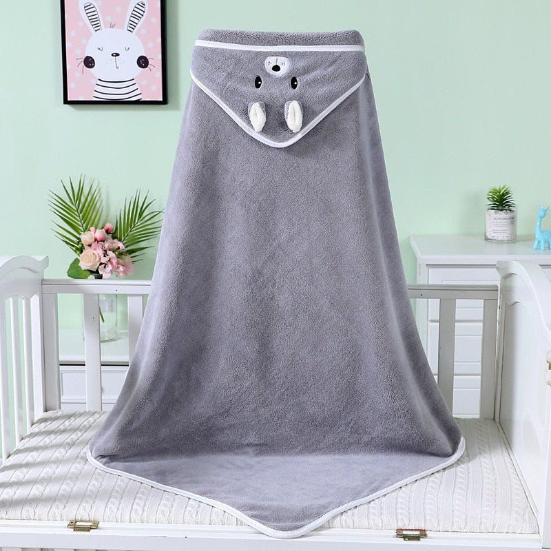 SERVIETTE DE BAIN AVEC CAPUCHE POUR BÉBÉ ™ - Besoin bébé