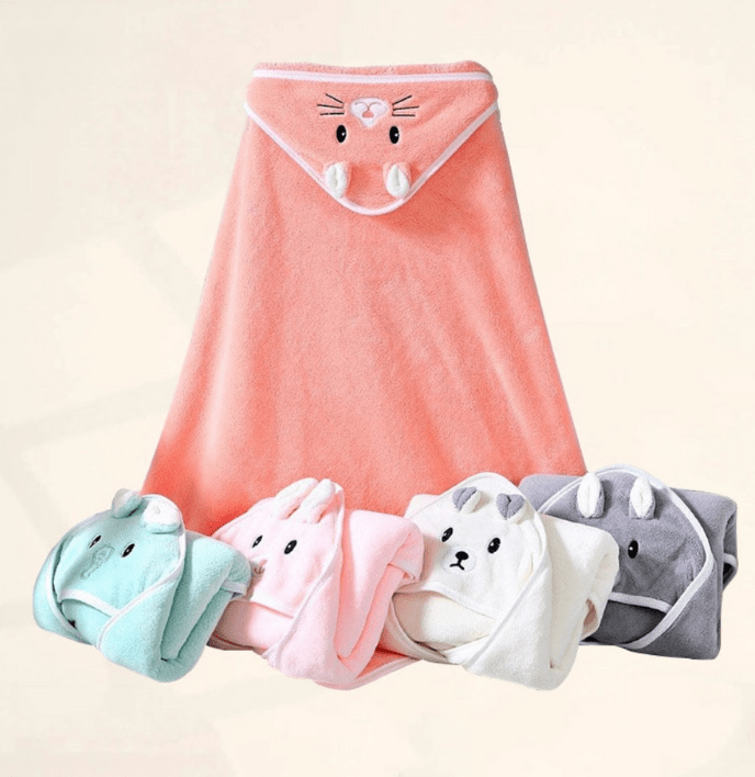 SERVIETTE DE BAIN AVEC CAPUCHE POUR BÉBÉ ™ - Besoin bébé