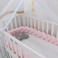 Tour de lit tressé bébé – Protection douce et respirante